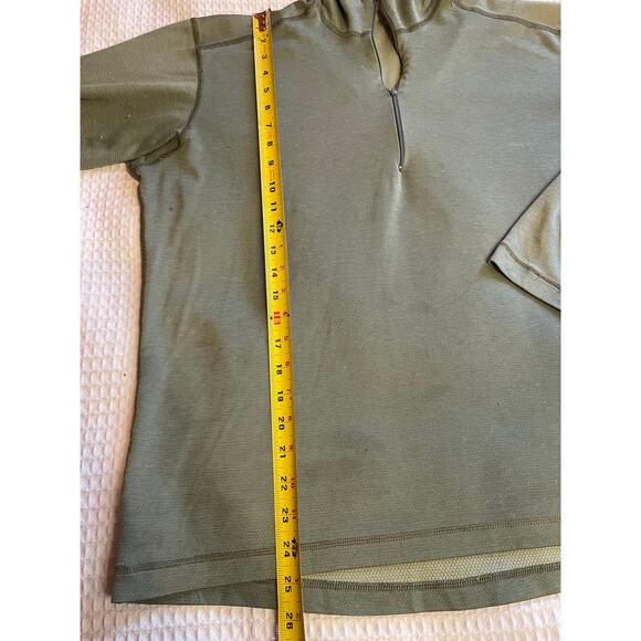 Patagonia Men’s Green Half Zip Collared Lightweight Sweatshirt Henley Large - Picture 5 of 12